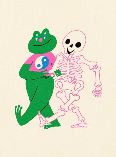 Death&Frog Poster