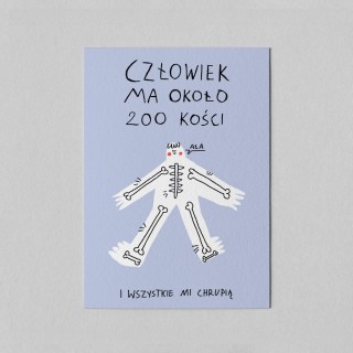 Miniplakat Kości