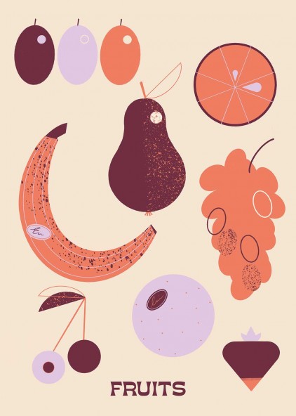 Plakat Fruits