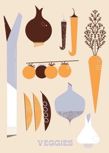 Plakat Veggies