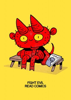 Fight Evil Hellboy Poster