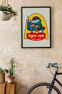 Plakat Fight Evil Turtles 2