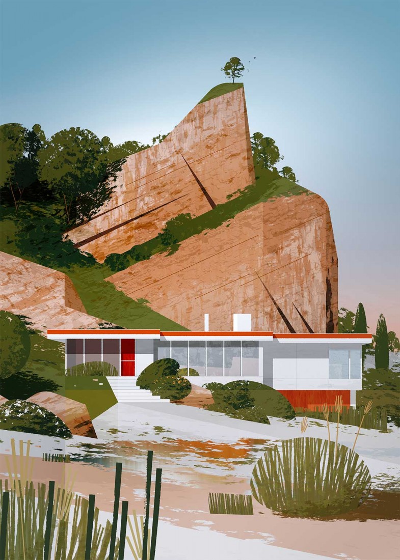 Plakat Red Rock Villa Plakat Red Rock Villa