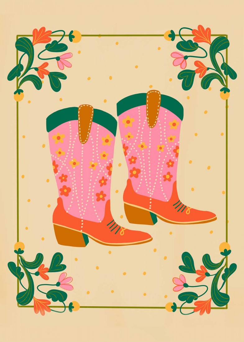 Cowboy Boots Poster Cowboy Boots Poster