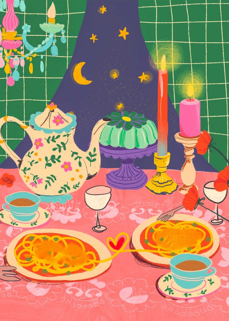 Plakat Spaghetti Night Plakat Spaghetti Night