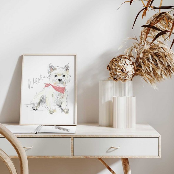 Plakat Westie