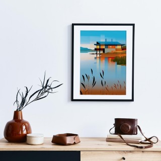 Plakat Lakeside Cabin 2