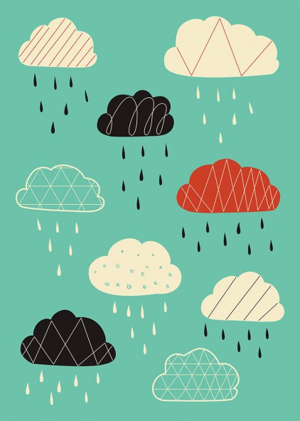 Plakat Chmury mięta Plakat Chmury mięta