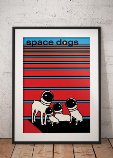 Plakat Space dogs 2