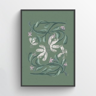 Plakat Klaudii Polak "Kwiaty" 2
