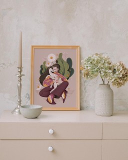 Greyhound girl Poster 2