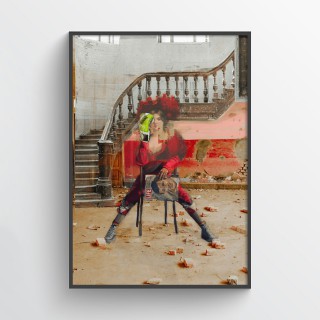 Plakat "Boxing life" Bartosza Walata 2