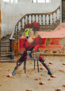 Plakat "Boxing life" Bartosza Walata