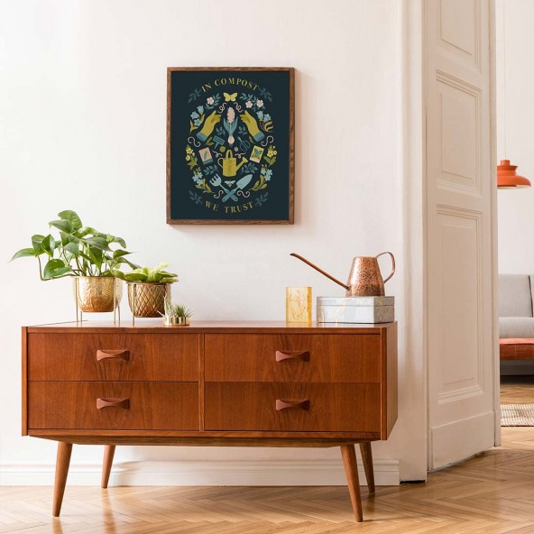 Plakat In Compost We Trust