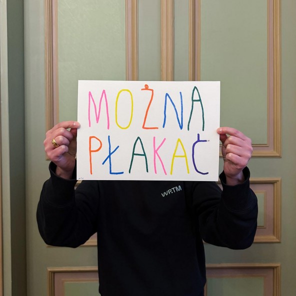 Można Płakać Art Print