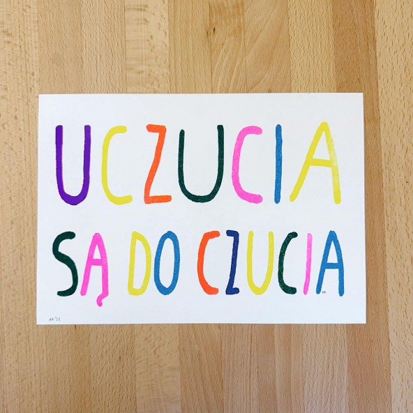 Grafika Uczucia są do czucia