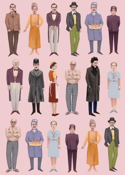Plakat Grand Budapest Hotel Plakat Grand Budapest Hotel