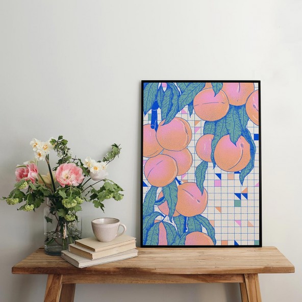 Plakat Brzoskwinie