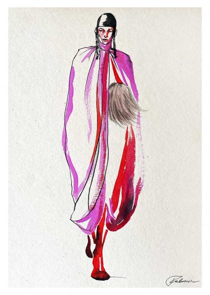 Red and Pink Poster