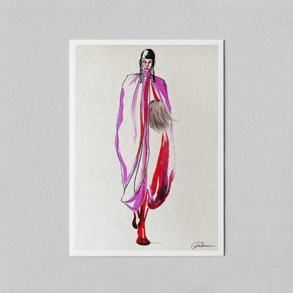 Miniplakat Red and pink