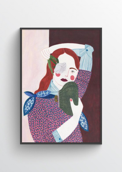 Girl with the flower