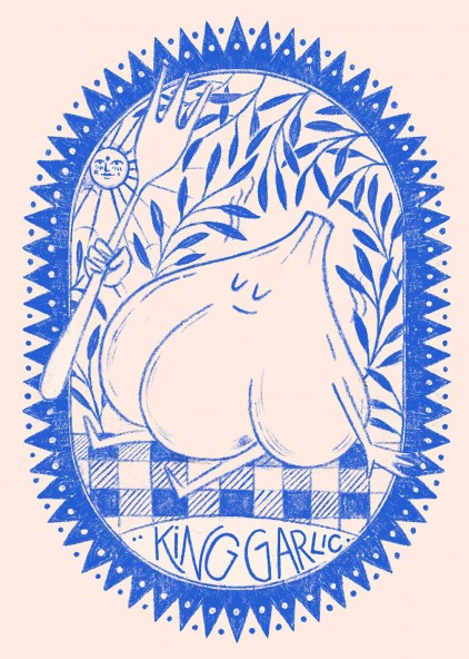 King Garlic Poster