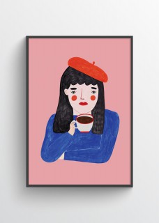 Plakat French girl 2