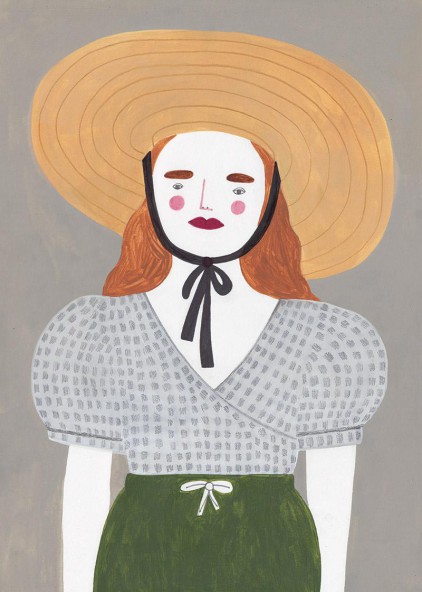 Plakat Hat girl Plakat Hat girl