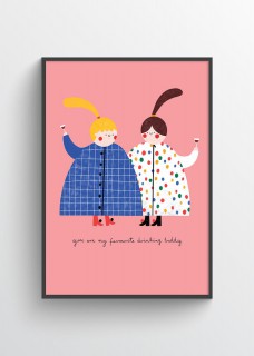 Plakat Drinking buddies 2