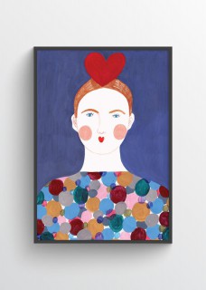 Plakat Heart girl 2