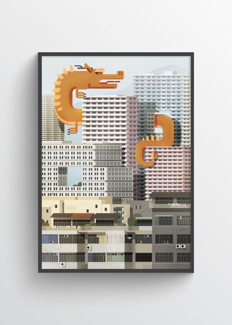 Plakat Hongkong