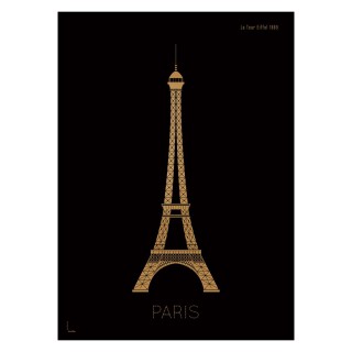 Grafika Paris by night / La Tour Eiffel