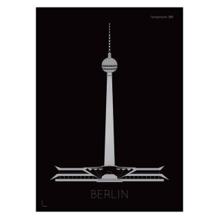 Grafika Berlin by night / Fernsehturm