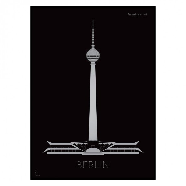 Grafika Berlin by night / Fernsehturm Grafika Berlin by night / Fernsehturm