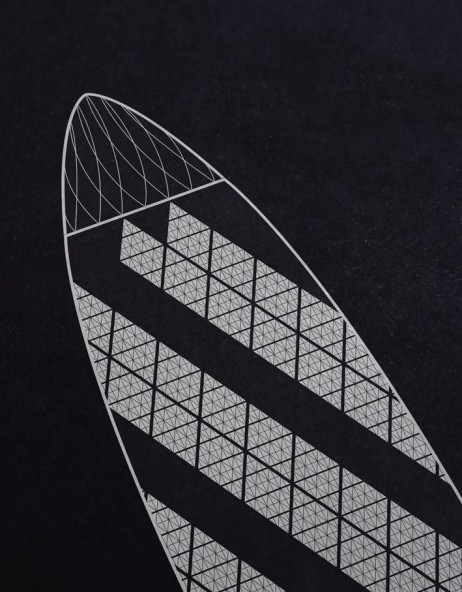 Grafika London by night / 30 St Mary Axe Grafika London by night / 30 St Mary Axe