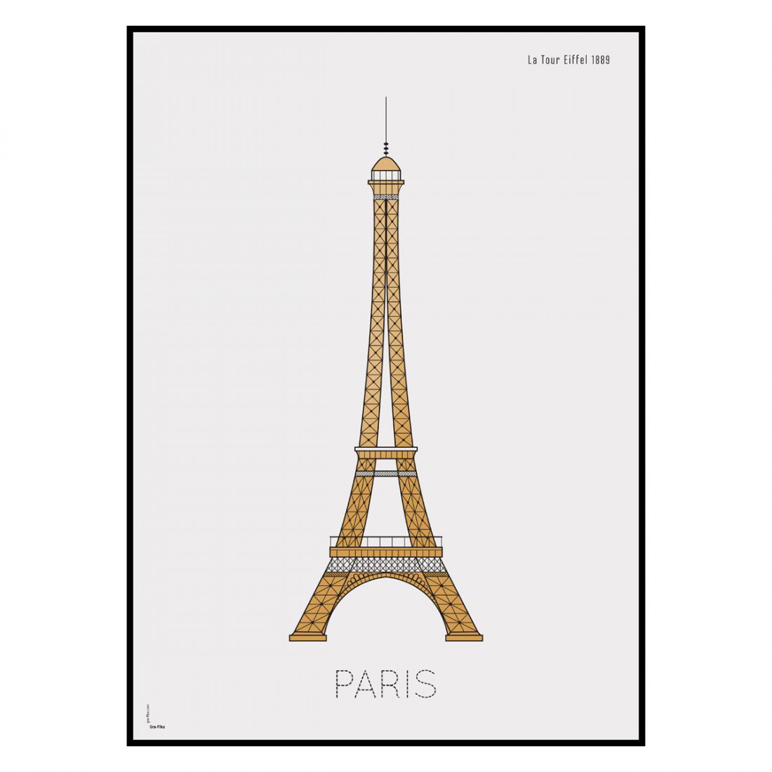 Grafika Paris / La Tour Eiffel