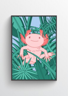 Plakat Aksolotl 2