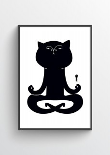 Plakat Kot Zen 2
