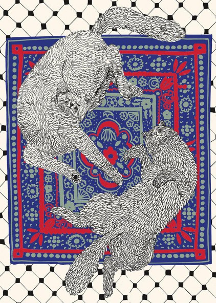 Plakat Dwa śpiące koty Plakat Dwa śpiące koty