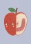 Plakat Apple & worm