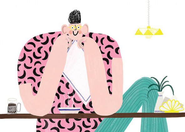 Plakat Przy stole Plakat Przy stole