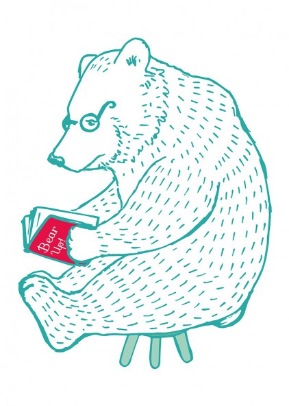 Plakat Bear up Plakat Bear up