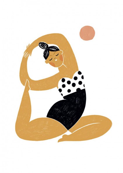 Plakat Joga król gołębi Plakat Joga król gołębi