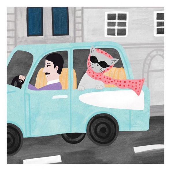 Plakat Francuski kot Plakat Francuski kot