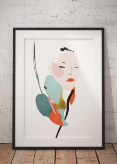 Plakat Flower Face 2