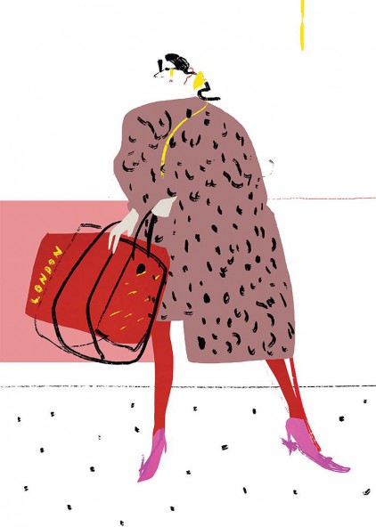 Plakat Pink Boots Plakat Pink Boots