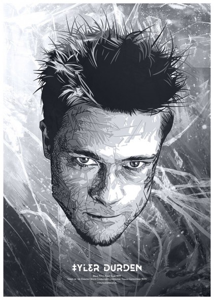 Plakat Fight Club Tyler Durden Plakat Fight Club Tyler Durden