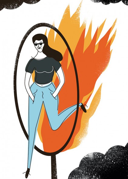 Plakat Fire walk with me Plakat Fire walk with me