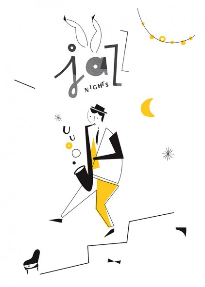 Plakat Jazz nights Plakat Jazz nights