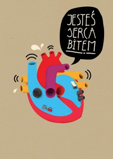 Plakat Jesteś serca bitem